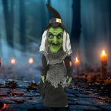 Maxbell Halloween Witch Decor Scary Electronic Toy for Trick or Treat Parties Events
