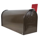 Maxbell Metal Mailbox Heavy Duty Medium Capacity Decorative Post Mounted for Outside