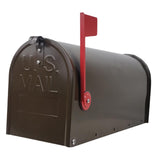 Maxbell Metal Mailbox Heavy Duty Medium Capacity Decorative Post Mounted for Outside