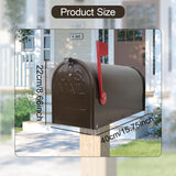Maxbell Metal Mailbox Heavy Duty Medium Capacity Decorative Post Mounted for Outside