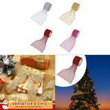Maxbell 1 Roll Mesh Glitter Wired Ribbon for Flower Bouquet Gift Packaging
