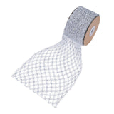 Maxbell 1 Roll Mesh Glitter Wired Ribbon for Flower Bouquet Gift Packaging