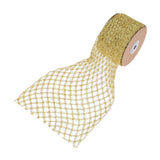 Maxbell 1 Roll Mesh Glitter Wired Ribbon for Flower Bouquet Gift Packaging