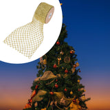 Maxbell 1 Roll Mesh Glitter Wired Ribbon for Flower Bouquet Gift Packaging