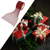Maxbell 1 Roll Mesh Glitter Wired Ribbon for Flower Bouquet Gift Packaging