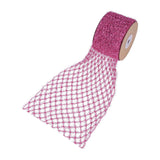 Maxbell 1 Roll Mesh Glitter Wired Ribbon for Flower Bouquet Gift Packaging