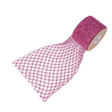 Maxbell 1 Roll Mesh Glitter Wired Ribbon for Flower Bouquet Gift Packaging