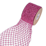 Maxbell 1 Roll Mesh Glitter Wired Ribbon for Flower Bouquet Gift Packaging