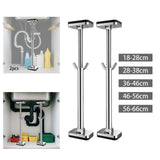 Maxbell 2x Undermount Sink Support Washbasin Bracket for Farmhouse Sink Counter S