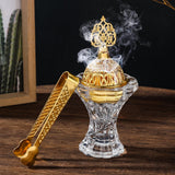 Maxbell Middle Eastern Incense Burner Rose Embossed for Hotel, Restaurant, Shop, Bar