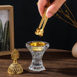 Maxbell Middle Eastern Incense Burner Rose Embossed for Hotel, Restaurant, Shop, Bar