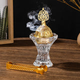 Maxbell Middle Eastern Incense Burner Rose Embossed for Hotel, Restaurant, Shop, Bar