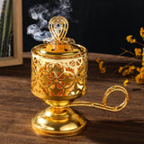 Maxbell Incense Burner Home Fragrance Desk Sculpture for Bedroom Living Room Cabinet