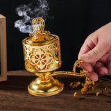 Maxbell Incense Burner Home Fragrance Desk Sculpture for Bedroom Living Room Cabinet