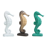 Maxbell Seahorse Figurine Gift Art Modern Gift Resin Figurine Statue Decor
