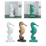 Maxbell Seahorse Figurine Gift Art Modern Gift Resin Figurine Statue Decor