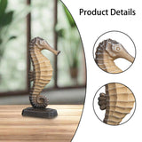 Maxbell Seahorse Figurine Gift Art Modern Gift Resin Figurine Statue Decor