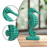 Maxbell Seahorse Figurine Gift Art Modern Gift Resin Figurine Statue Decor