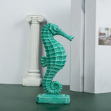 Maxbell Seahorse Figurine Gift Art Modern Gift Resin Figurine Statue Decor