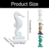 Maxbell Seahorse Figurine Gift Art Modern Gift Resin Figurine Statue Decor