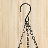 Maxbell Artificial Faux Hanging Plants Flowers Basket Hanging Planter for Patio Yard Style D