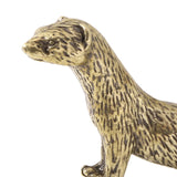 Maxbell Brass Mini Weasel Statue Collection Weasel Figurine for Cabinet Office Decor