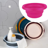Maxbell Foldable Wash Basin Washing up Bowl Multifunctional Round Washbasin for Home