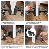 Maxbell Door Mover Cart Strong Lifting for 1.6inch to 2.1inch Doors Front Doors Slab 2pcs