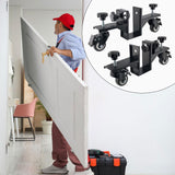 Maxbell Door Mover Cart Strong Lifting for 1.6inch to 2.1inch Doors Front Doors Slab 2pcs