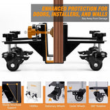 Maxbell Door Mover Cart Strong Lifting for 1.6inch to 2.1inch Doors Front Doors Slab 2pcs