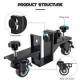 Maxbell Door Mover Cart Strong Lifting for 1.6inch to 2.1inch Doors Front Doors Slab 2pcs