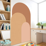 Maxbell Arch Wall Decal Stick and Peel Modern Indoor Party Decoration Arch Wallpaper Pink