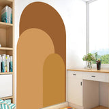 Maxbell Arch Wall Decal Stick and Peel Modern Indoor Party Decoration Arch Wallpaper Orange