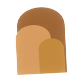 Maxbell Arch Wall Decal Stick and Peel Modern Indoor Party Decoration Arch Wallpaper Orange