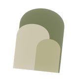Maxbell Arch Wall Decal Stick and Peel Modern Indoor Party Decoration Arch Wallpaper Green