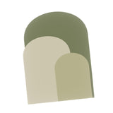 Maxbell Arch Wall Decal Stick and Peel Modern Indoor Party Decoration Arch Wallpaper Green
