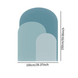 Maxbell Arch Wall Decal Stick and Peel Modern Indoor Party Decoration Arch Wallpaper Blue