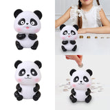 Maxbell Panda Statue Lovely Animal Statue Decorative Cartoon Money Bank for Children put out tongue