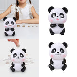 Maxbell Panda Statue Lovely Animal Statue Decorative Cartoon Money Bank for Children put out tongue