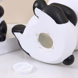 Maxbell Panda Statue Lovely Animal Statue Decorative Cartoon Money Bank for Children put out tongue