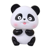 Maxbell Panda Statue Lovely Animal Statue Decorative Cartoon Money Bank for Children put out tongue