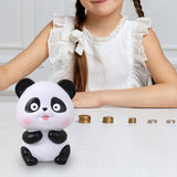 Maxbell Panda Statue Lovely Animal Statue Decorative Cartoon Money Bank for Children put out tongue