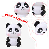 Maxbell Panda Statue Lovely Animal Statue Decorative Cartoon Money Bank for Children smile