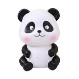 Maxbell Panda Statue Lovely Animal Statue Decorative Cartoon Money Bank for Children smile