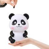 Maxbell Panda Statue Lovely Animal Statue Decorative Cartoon Money Bank for Children smile
