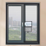 Maxbell Window Screen Mesh Home Office with Mount Hardware Tool Magnetic Flap System Style A