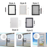 Maxbell Window Screen Mesh Home Office with Mount Hardware Tool Magnetic Flap System Style A