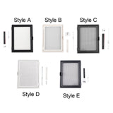 Maxbell Window Screen Mesh Home Office with Mount Hardware Tool Magnetic Flap System Style A