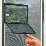 Maxbell Window Screen Mesh Home Office with Mount Hardware Tool Magnetic Flap System Style A