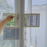Maxbell Window Screen Mesh Home Office with Mount Hardware Tool Magnetic Flap System Style A